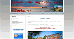 Desktop Screenshot of ferienwohnung-freckmann.de