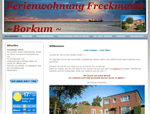 Tablet Screenshot of ferienwohnung-freckmann.de